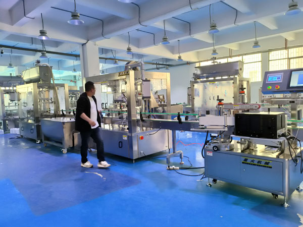 全自动米酒灌装机生产线