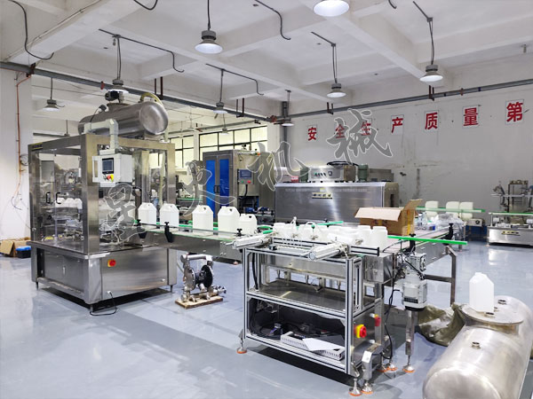 江苏自流式研磨液灌装机生产线